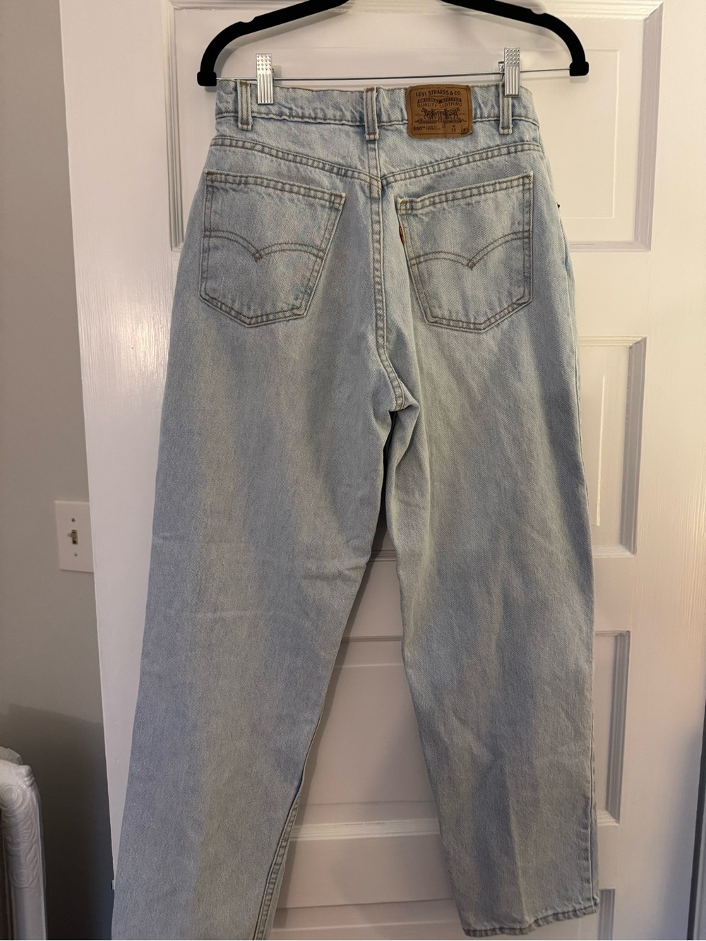 Levi's Light Blue Straight Leg Jeans - High Rise